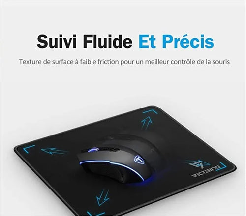 Black Blood Hand rough grain rubber gaming mouse pad measuring 270mm by 220mm