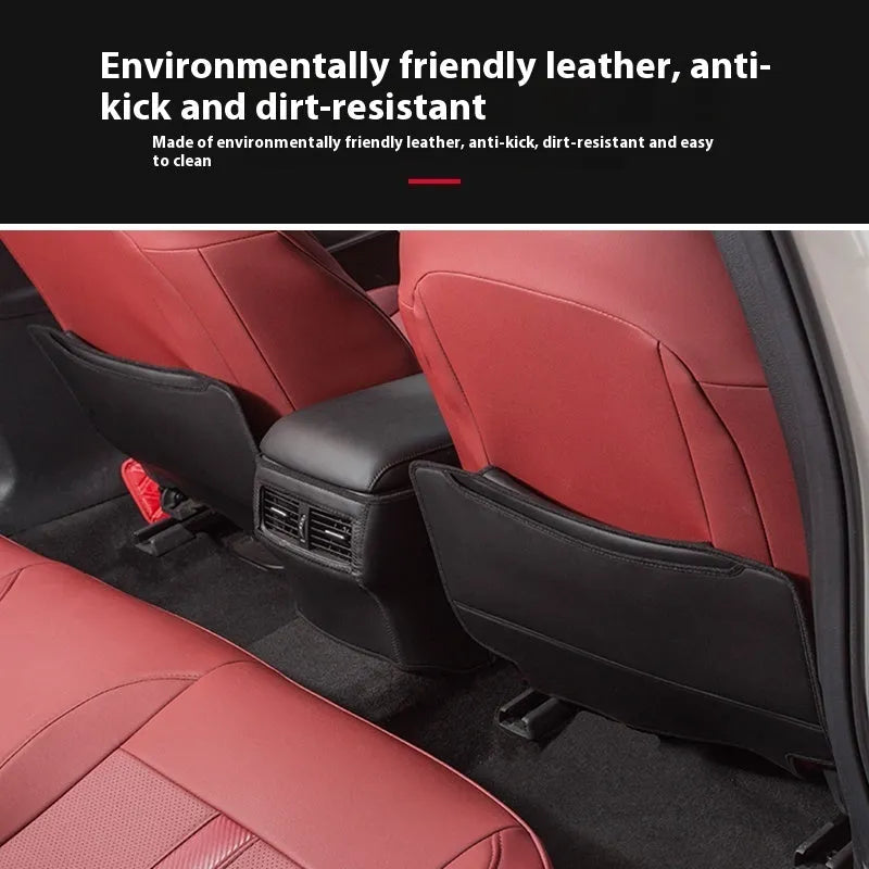 Anti kick pad for rear air outlet of 20-23 Mazda 3 Axela Atz, thin design, single piece
