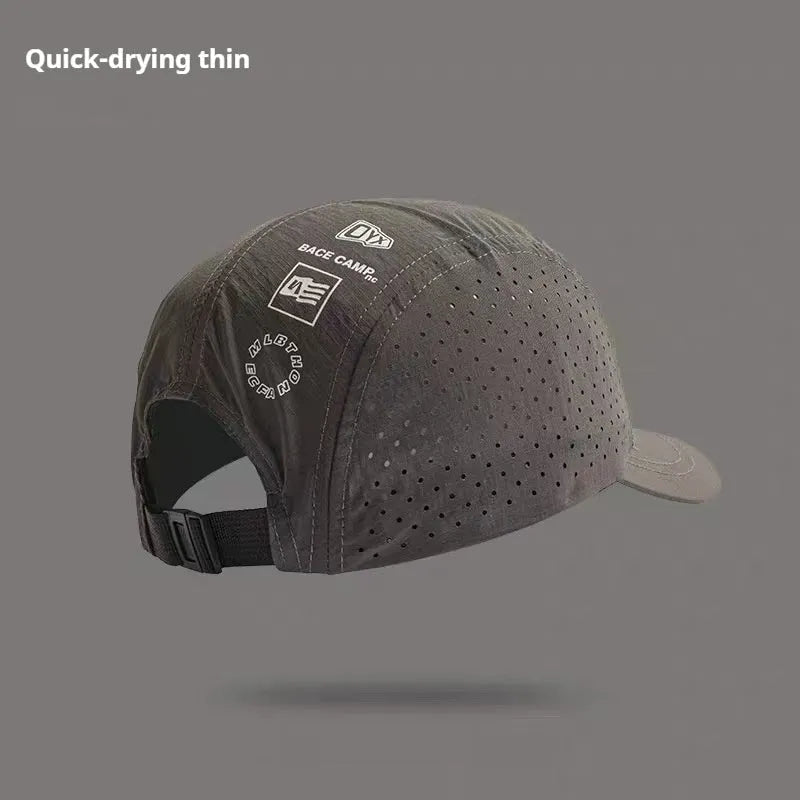 Men's adjustable acrylic mesh baseball cap in dome crown design for summer wear