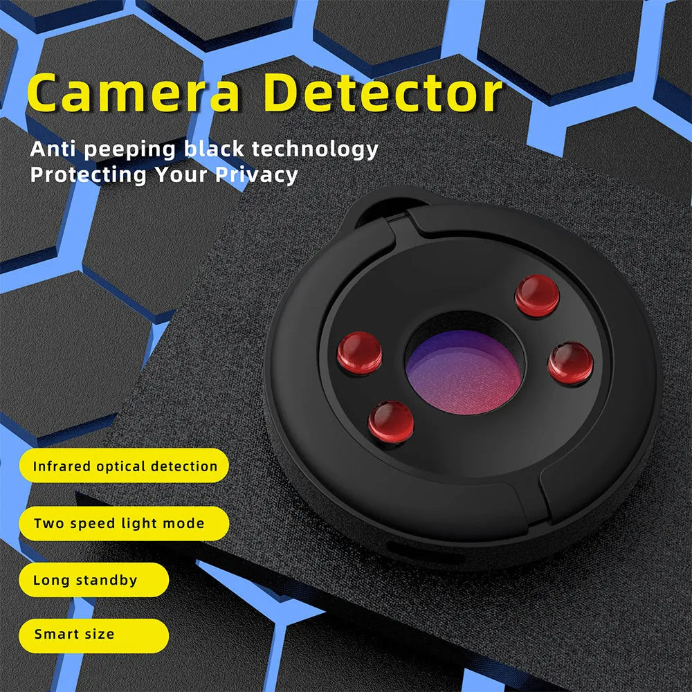 Compact infrared camera detector unit for hidden device scanning with 5 metre range