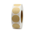 Chroma colour code point label stickers roll showing 2.5cm round labels in multiple colours with permanent glue
