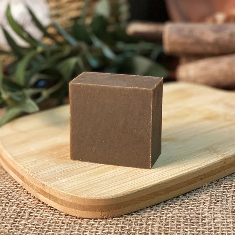 72g cold process herbal shampoo soap bar without silicone oils for regular hair