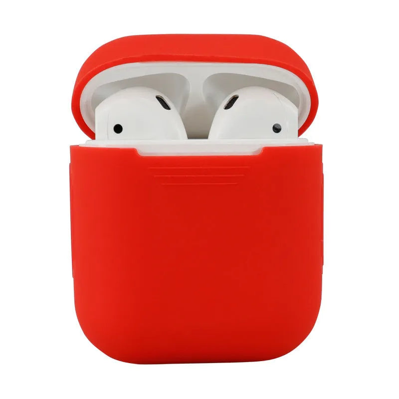 Silicone protective cover for AirPods 2 wireless headphones in multiple colour options