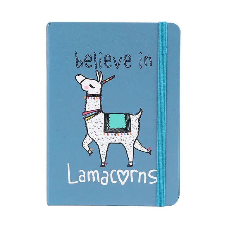 Creative alpaca cartoon design notepad notebook in A5, A6 and A7 sizes