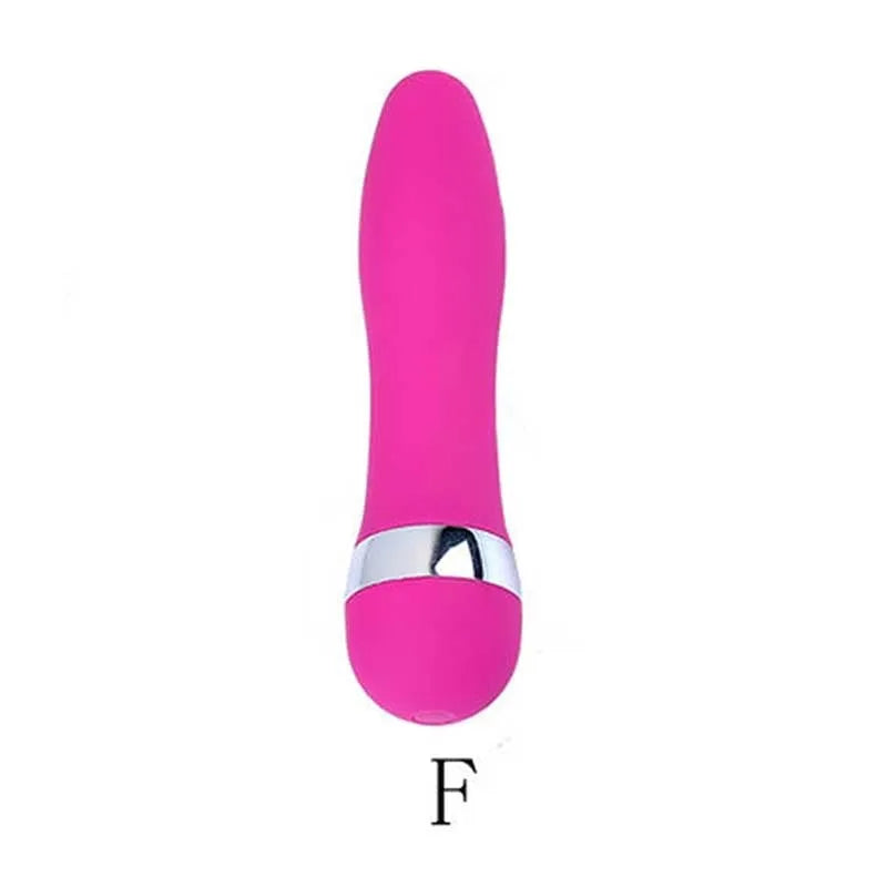 Realistic mini dildo sex toy showing six different styles A through F for women