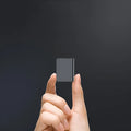 Black zinc alloy high definition noise reduction digital voice recorder.
