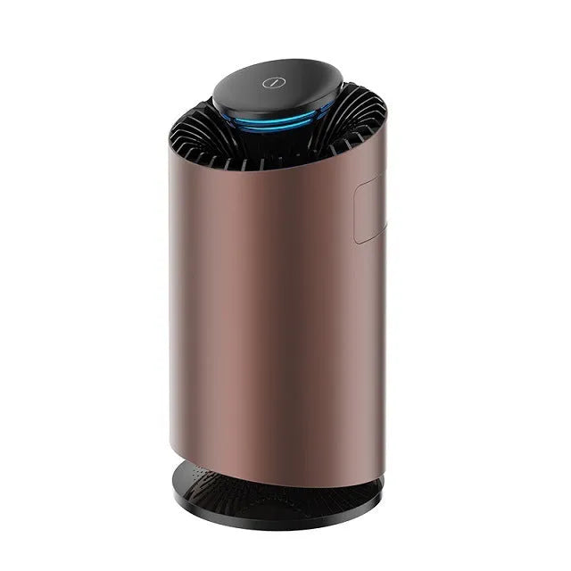 Photocatalyst mosquito killer lamp with UV light in black, dark gold, or white finish