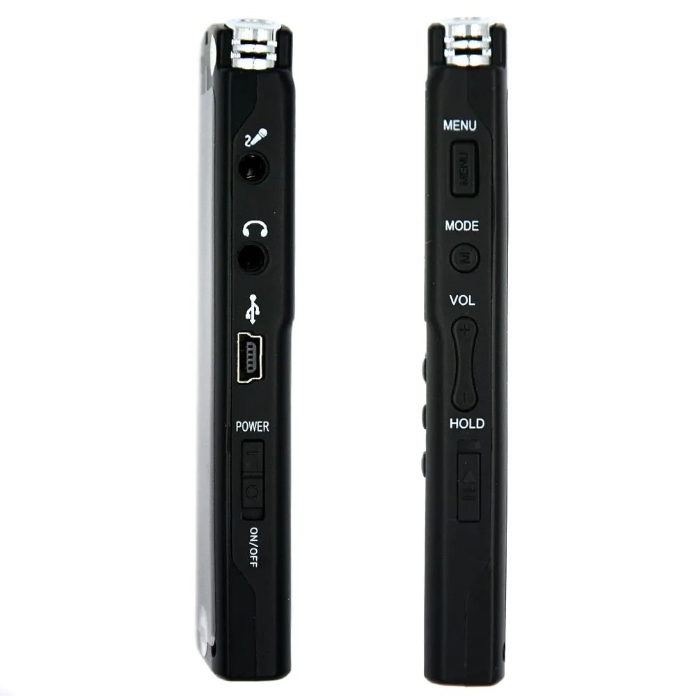 Original USB professional voice recorder with 8GB memory, built-in microphone, and telephone recording feature