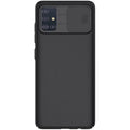 CamShield Samsung Galaxy A51 black PC back cover phone case front view