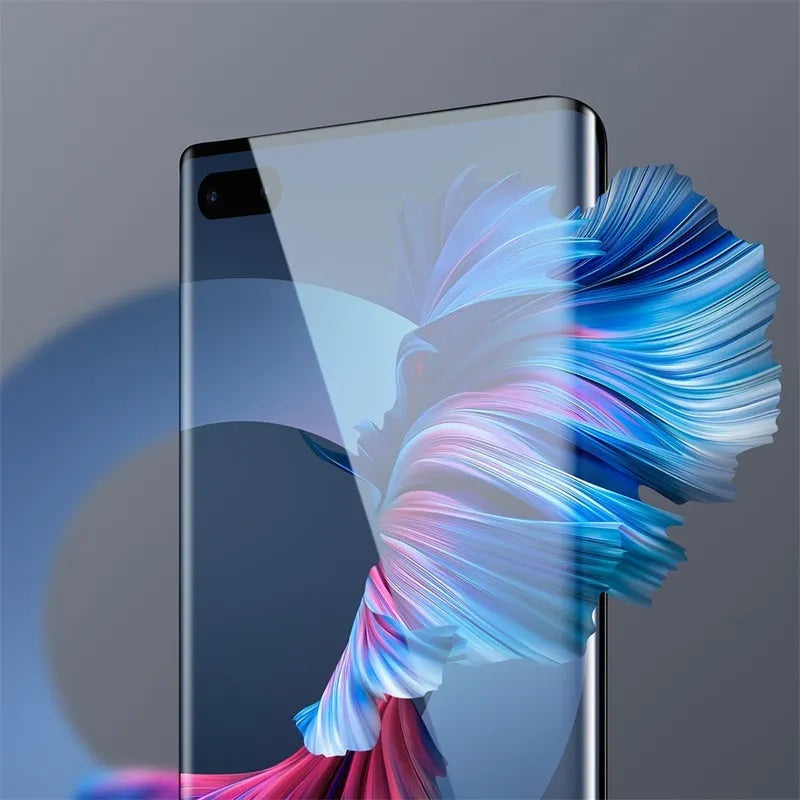 Baseus 0.25mm full rubber tempered glass screen protector for Huawei Mate40 series in black
