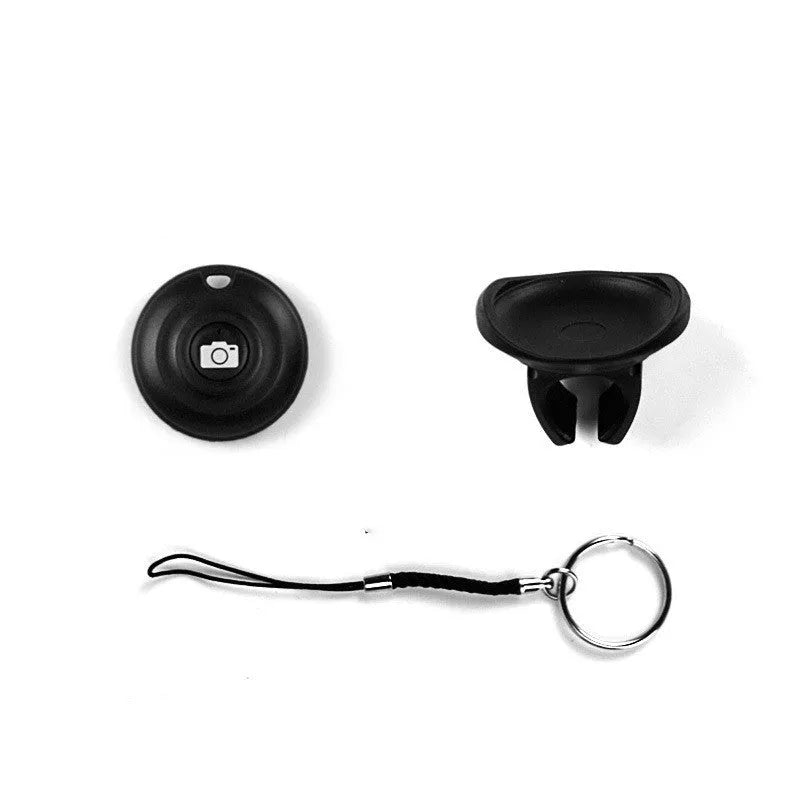 Black Snap Bluetooth remote control for camera shutter with 10-metre wireless range.