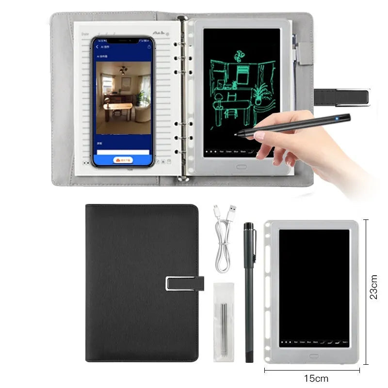 85-inch electronic writing pad with stitching design in choice of colours, includes smart pen