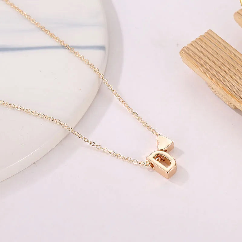 Set of 26 English alphabet alloy charm pendants in gold and silver electroplated finish