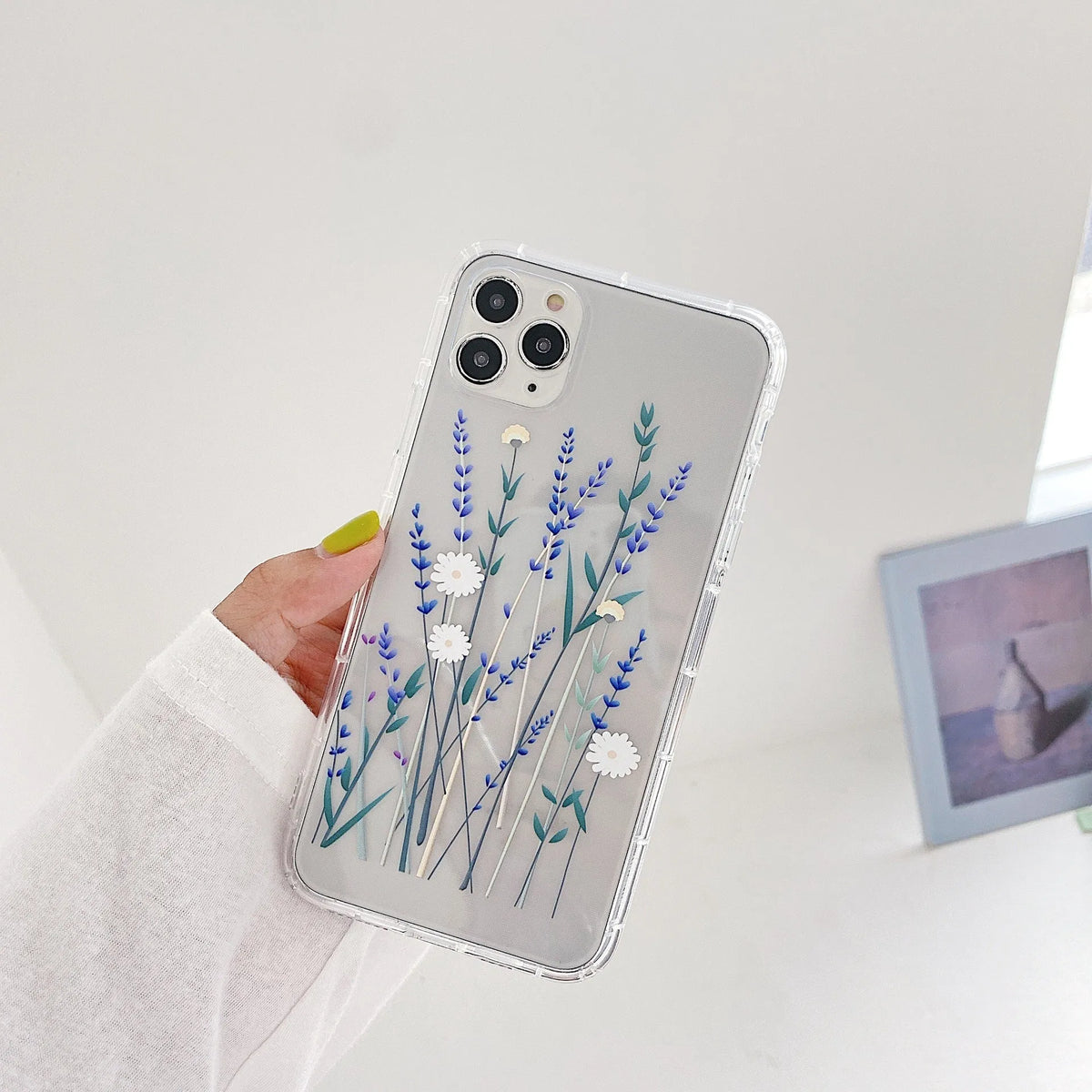 Floral TPU back cover phone case for Samsung Galaxy A20 A30 A50 A51 A70 A71 in Flowers and Grass colours