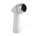 Electric vacuum foot grinder with refined quartz head in gold finish for gentle cuticle removal