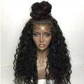 Long curly front lace chemical fibre wig for women in 20 inch length domestic silk fibre