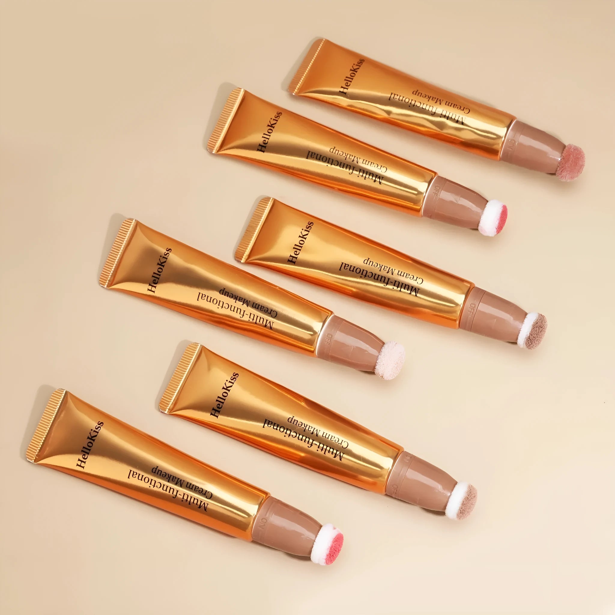 Makeup highlight and contour pen with sponge tip applicator, 15ml size.
