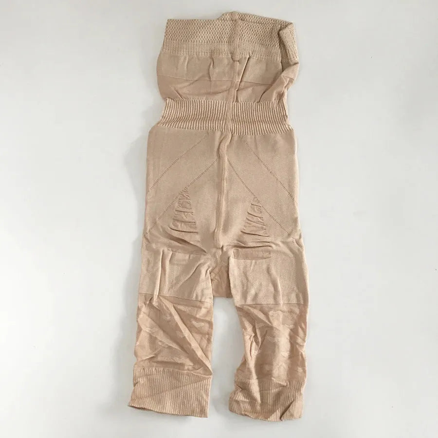 Black seamless high waist shapewear shorts for women on a mannequin, showing tummy control design.