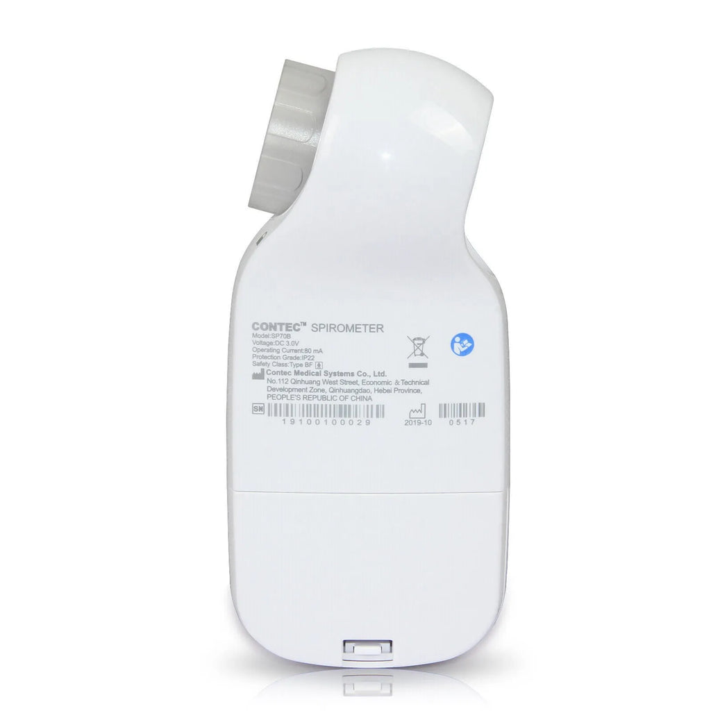 SP70B digital colour spirometer handheld lung function tester with Bluetooth