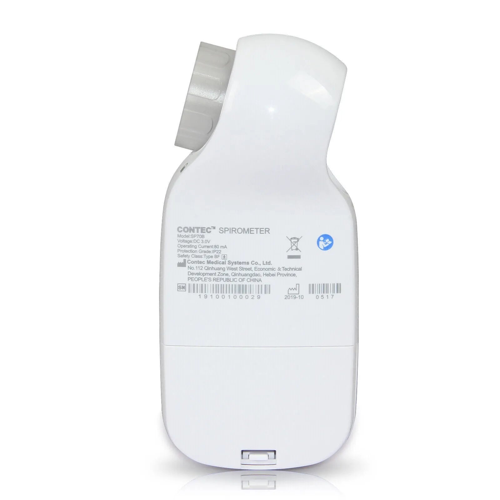 SP70B digital colour spirometer handheld lung function tester with Bluetooth