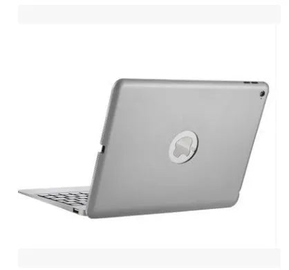 F07 full metal Bluetooth keyboard in silver, compatible with iPad Pro 12.9 inch, aluminium body, rechargeable battery