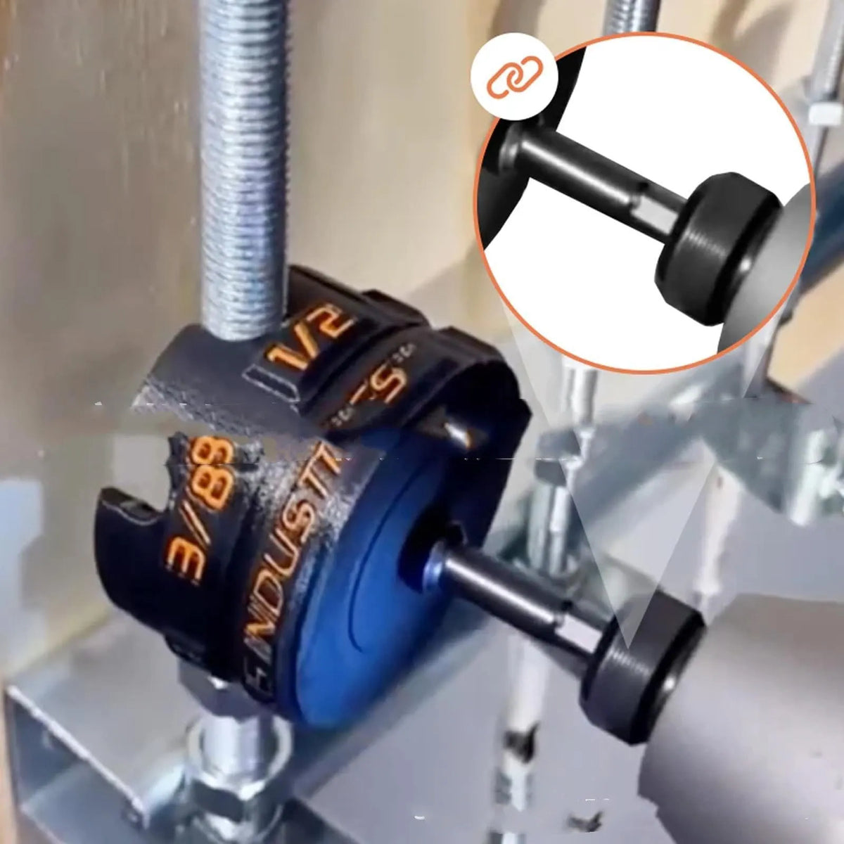 Plastic nut removal bolt extractor tool single size for drill accessory quick fastener extraction