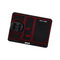 car multifunction mobile phone anti-slip pad rotating bracket 25x19cm PVC black with red piping