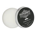 Mint scented men's handmade shaving soap in aluminium box with rich foam for smooth beard shave