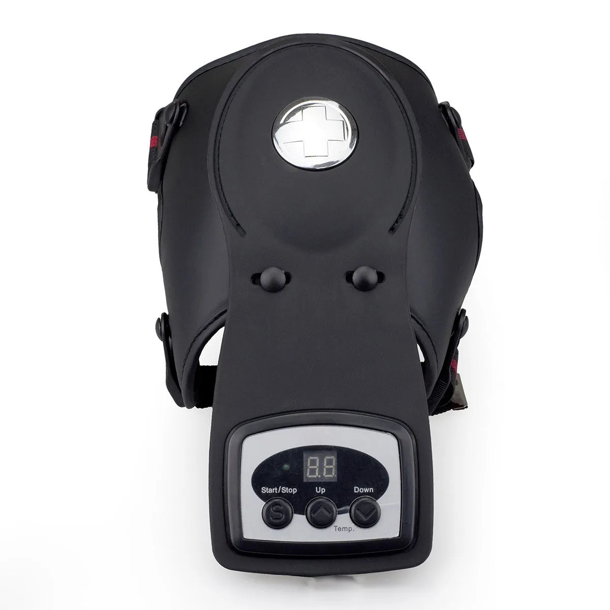 Portable knee massager with infrared heat warming, knee pads, shoulder pads and temperature control