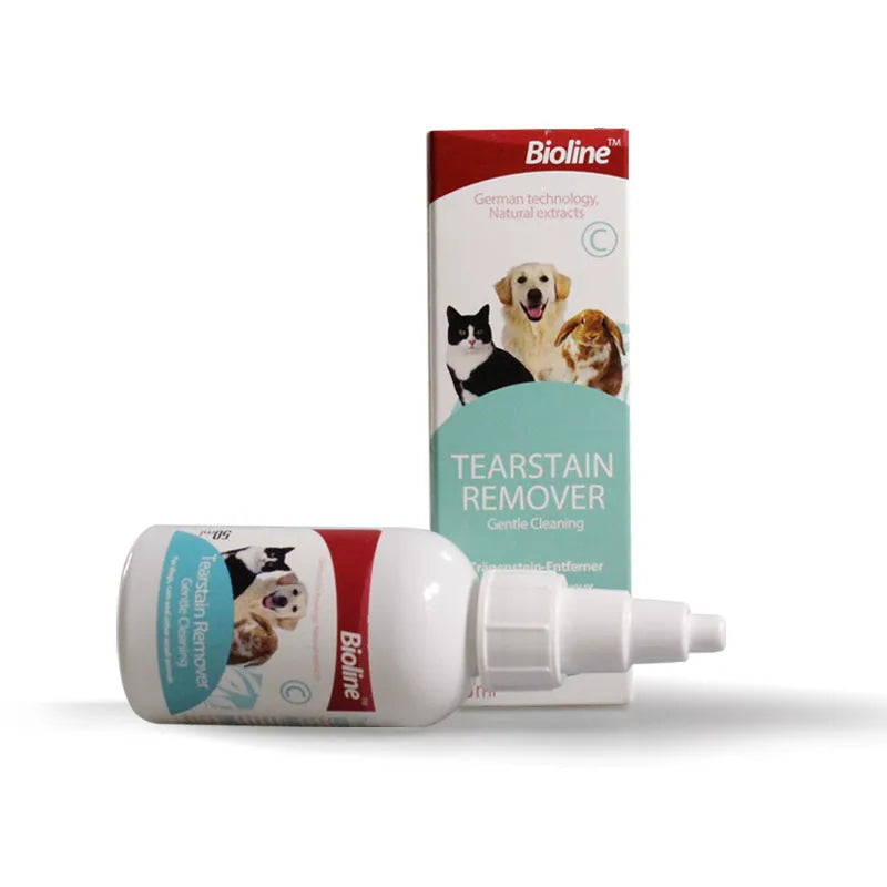 50ml pet tear remover liquid bottle for dogs and cats tear stain removal
