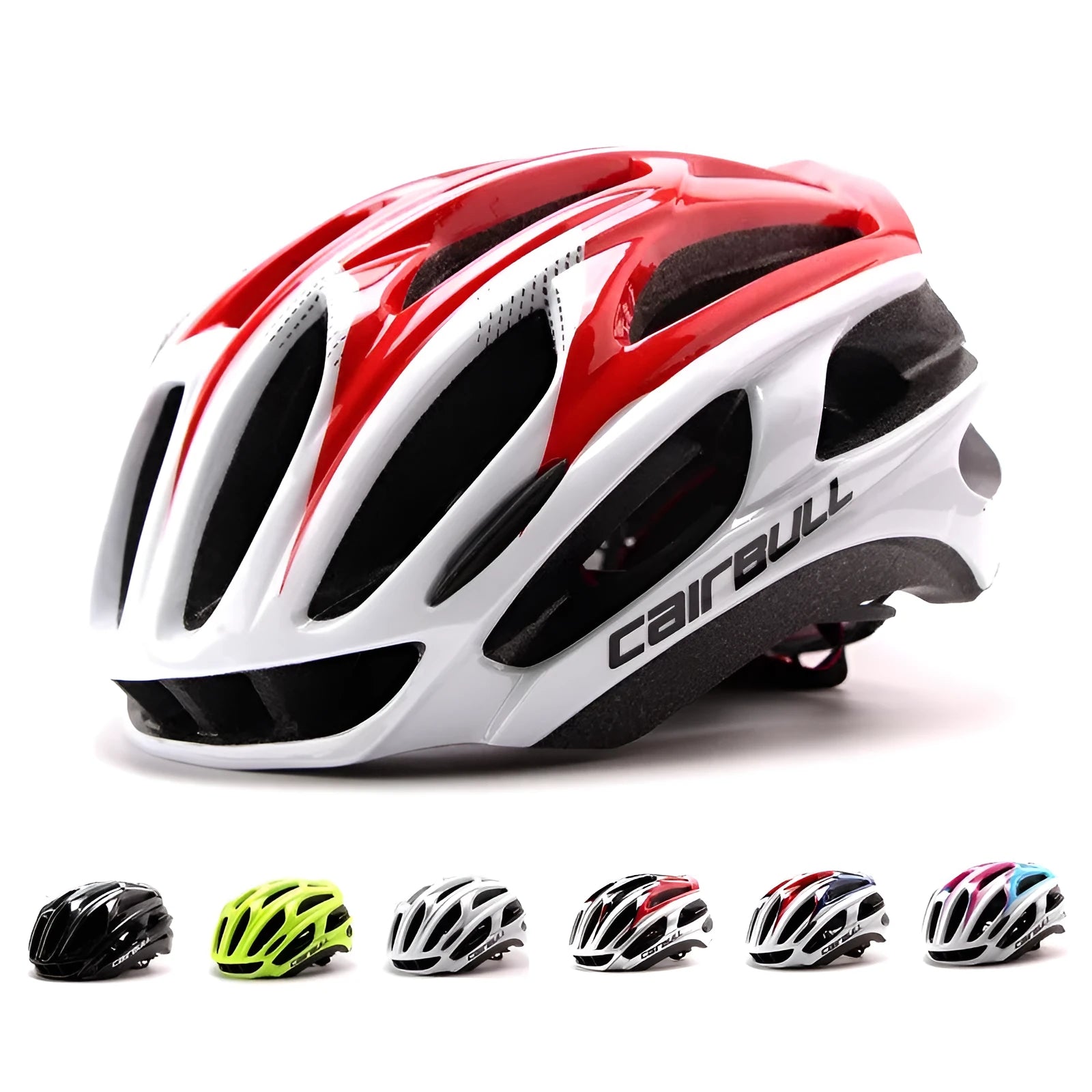 Cycling helmet in M size with black outer shell and Super Fit adjustment system.