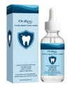 60ml bottle of dental restorative fluid containing hydroxyapatite and theobromine