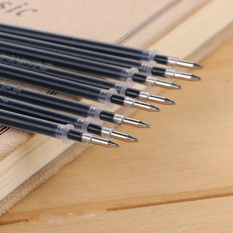 Automatic fade and disappear pen set showing pen holder and refills for temporary marking