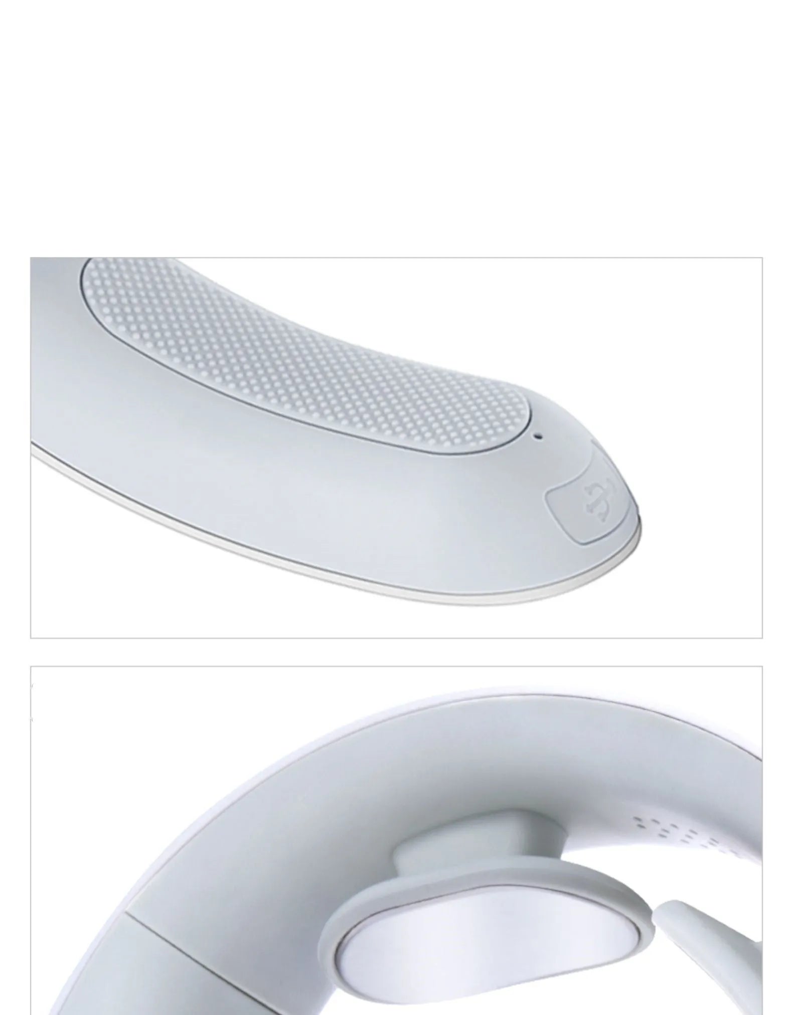 White full body electric acupressure massager with heat therapy for back, neck, and shoulder pain.