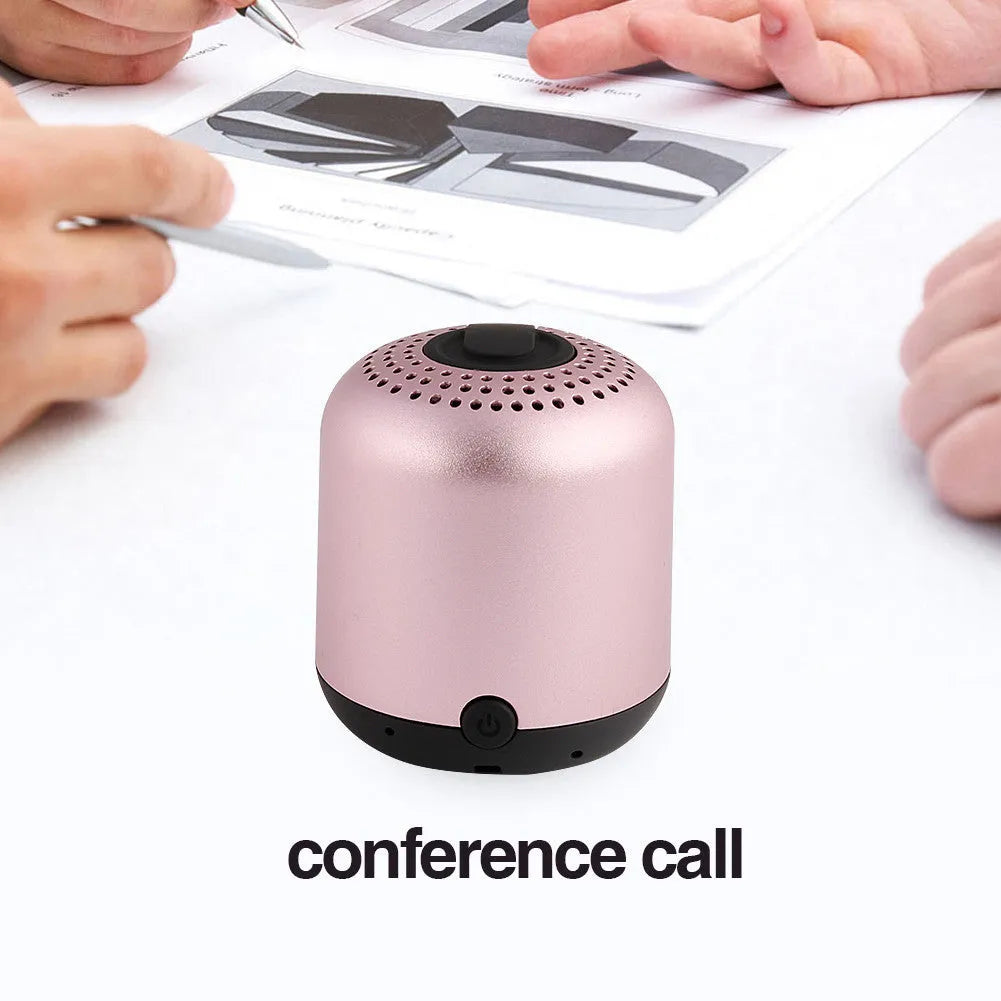 Hieha XQ11 small cylinder-shaped metal Bluetooth speaker in multiple colours