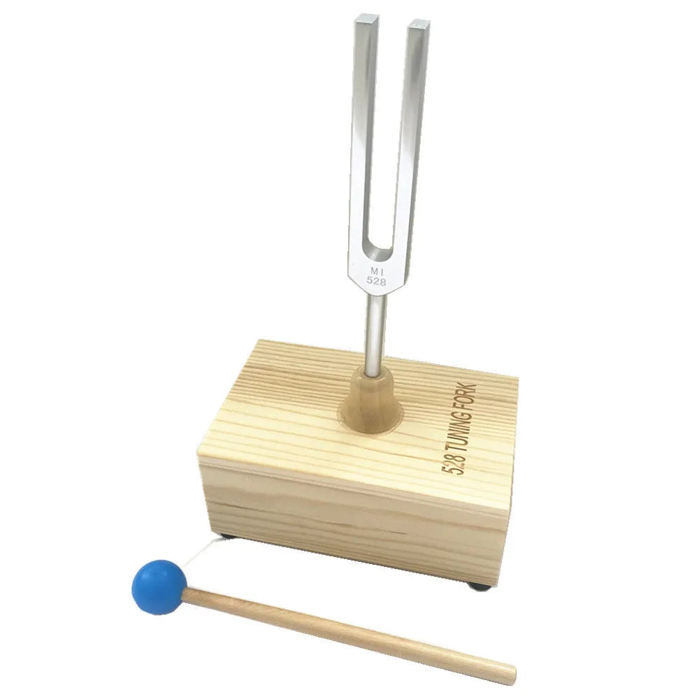 Aluminium tuning fork with speaker for 432Hz or 258Hz sound therapy applications