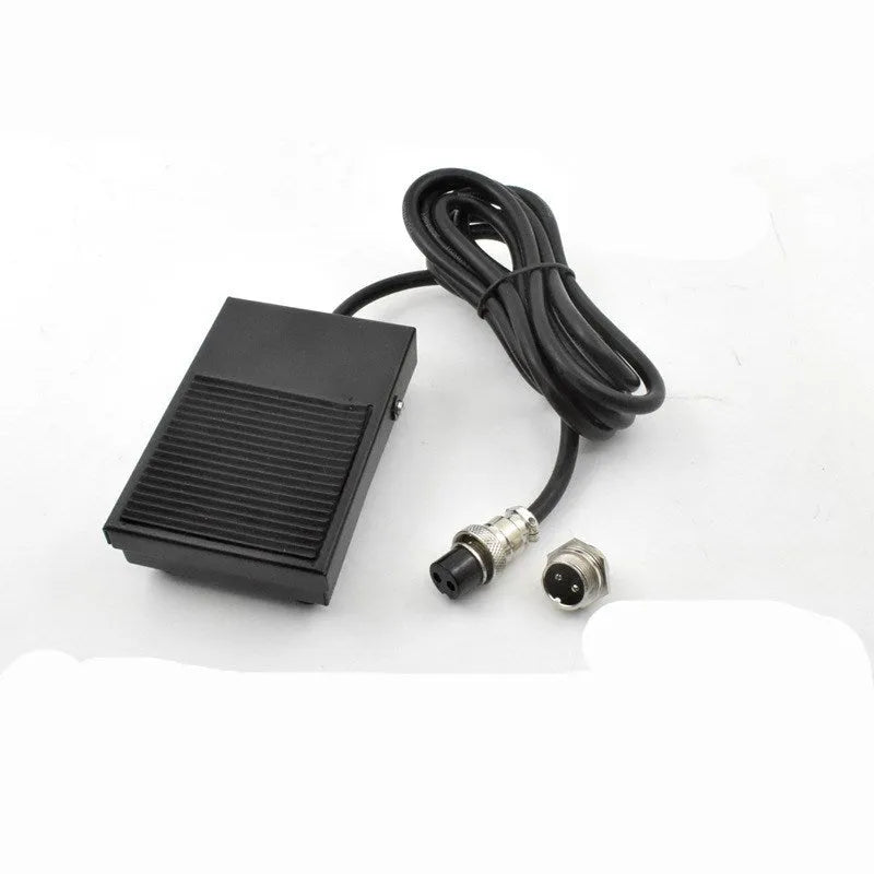 Metal welding foot switch with rubber pads and 1.8 metre cable for spot and argon arc welding machines