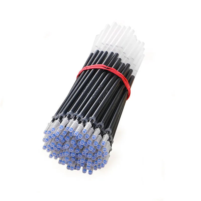 Automatic fade and disappear pen set showing pen holder and refills for temporary marking