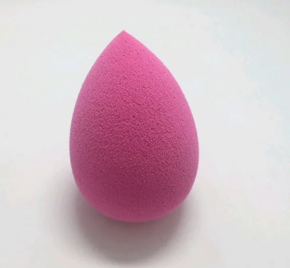 Beauty makeup sponge drops natural sponge powder puff 52x35mm in pink colour