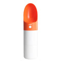 Moestar Rocket pet drinking cup in white-grey colour with one-button lock system and 270ml capacity