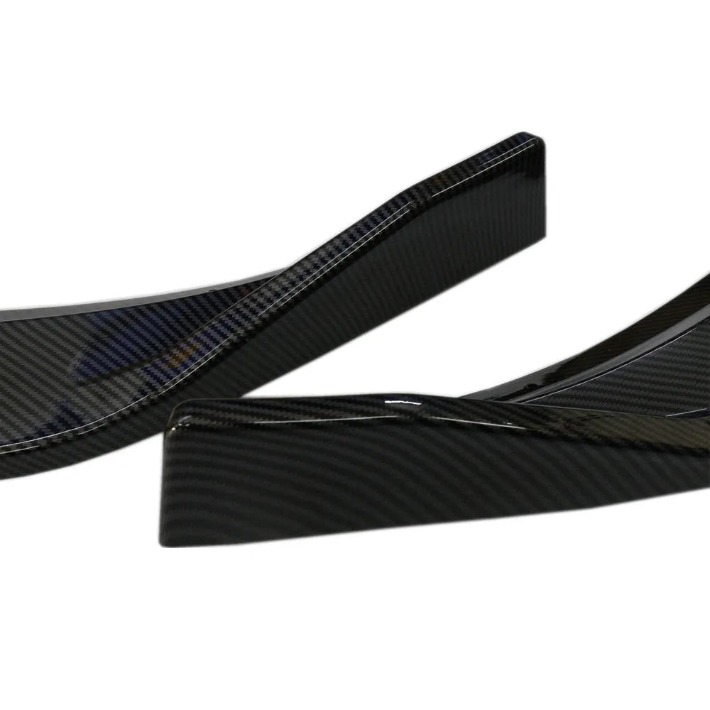 Unksera M10 three-stage front shovel car tail diffuser in honeycomb black finish for 14-19 vehicles