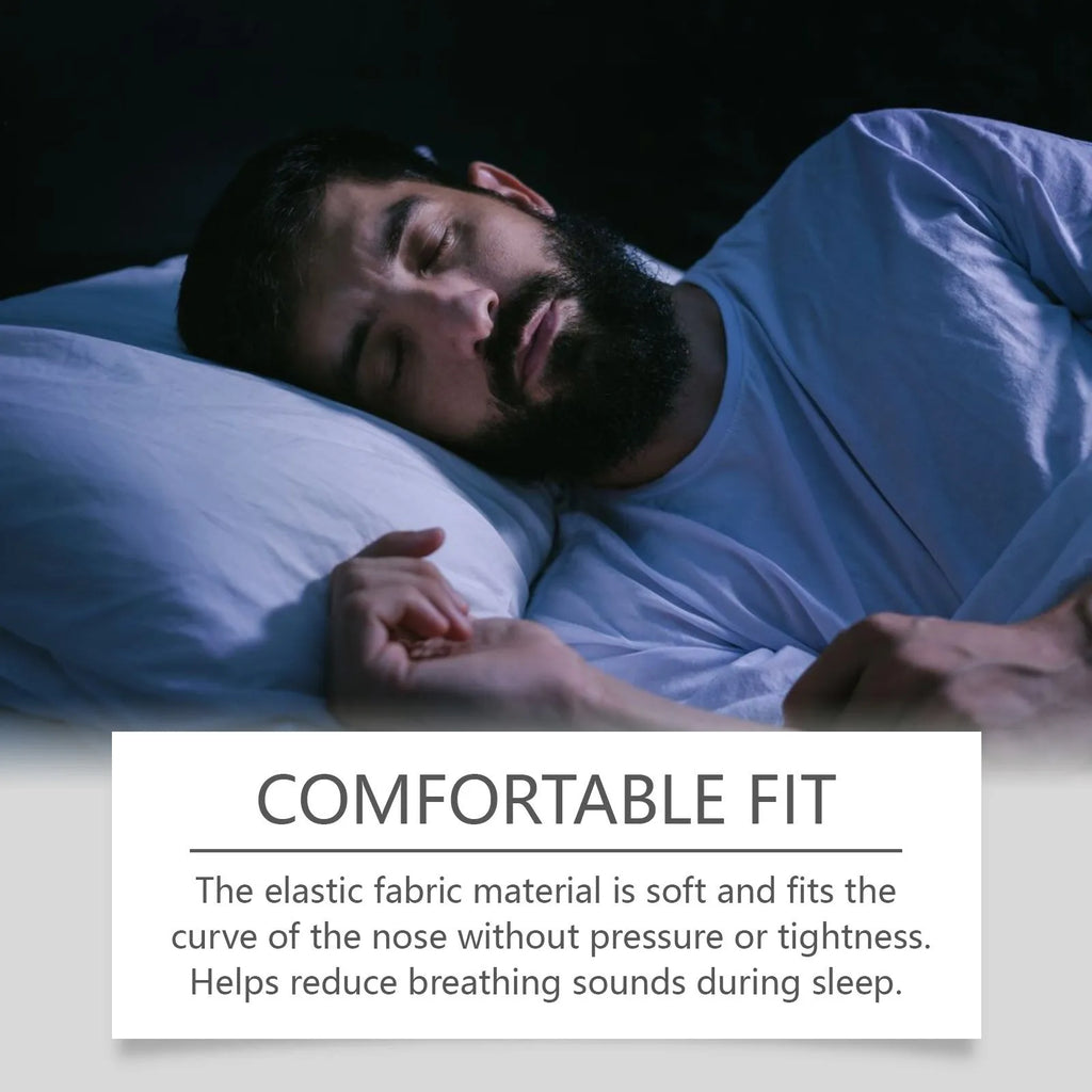 30 pack of anti-snoring adhesive nasal strips for overnight breathing improvement