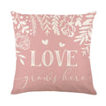 Plaid heart printing Valentine's Day pillow cover 45x45cm in JYM561-1 colour