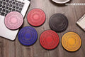 10W wireless charging disc in disc shape with Micro USB port and multiple colour options