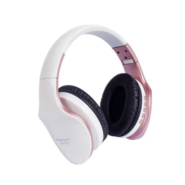 HobbyLane Bluetooth headset in black, red or white colours with over-ear design and wireless connectivity