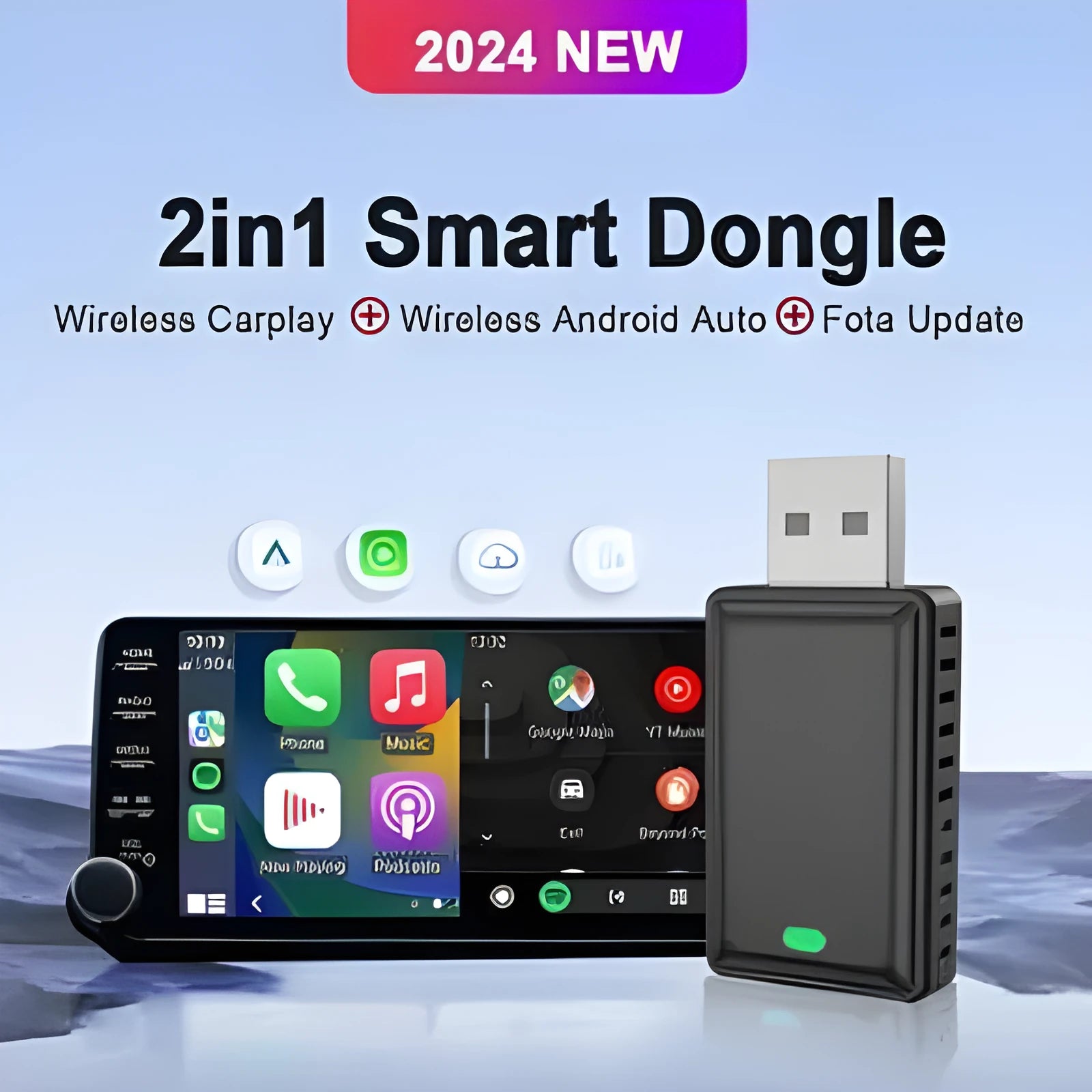 Black car GPS navigation system with 9-inch capacitive touch screen showing map display