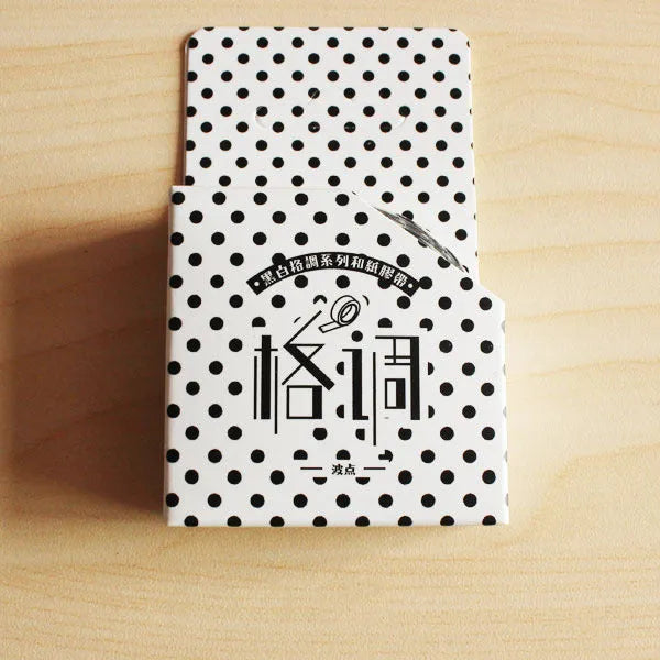 15mm decorative paper tape roll for hand account books in lattice, wave point, or weave pattern