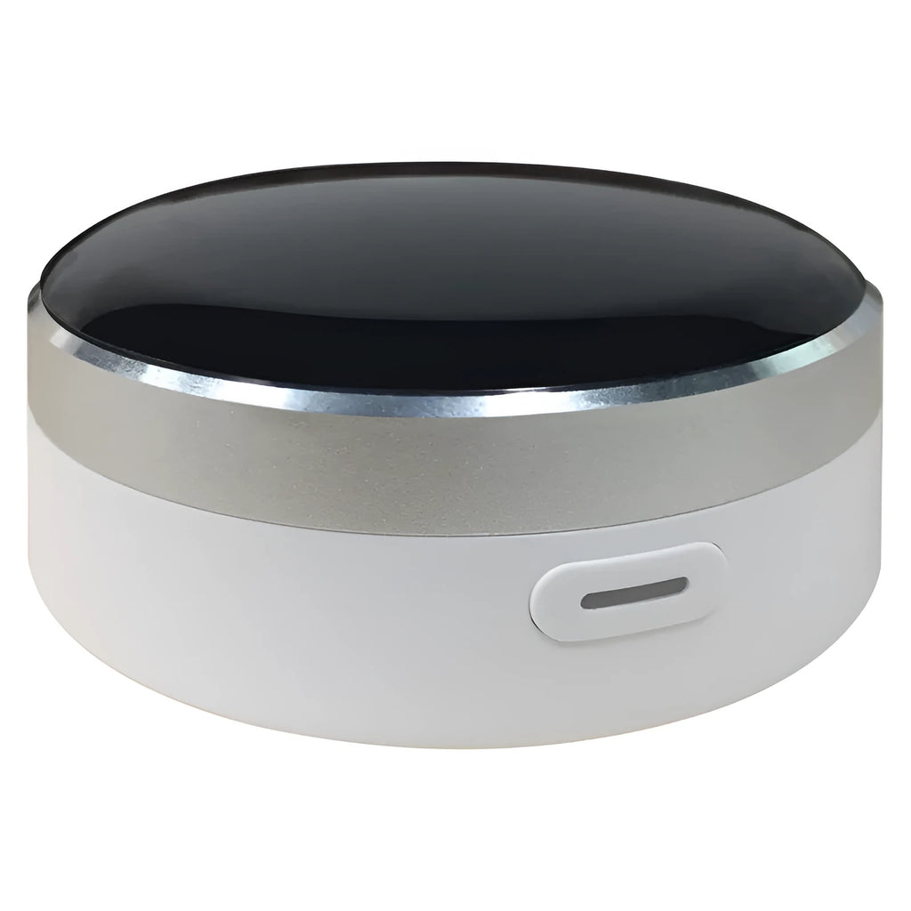White infrared and RF dual-mode remote control with frequency support from 300-868MHz