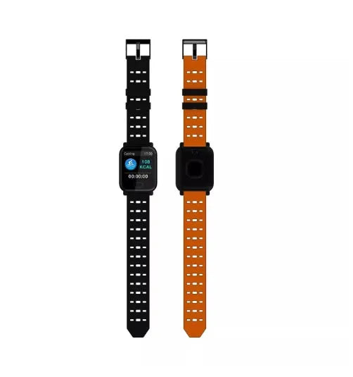 Cartoon animal silicone smart bracelet compatible with Apple AirPods case in black, blue, orange