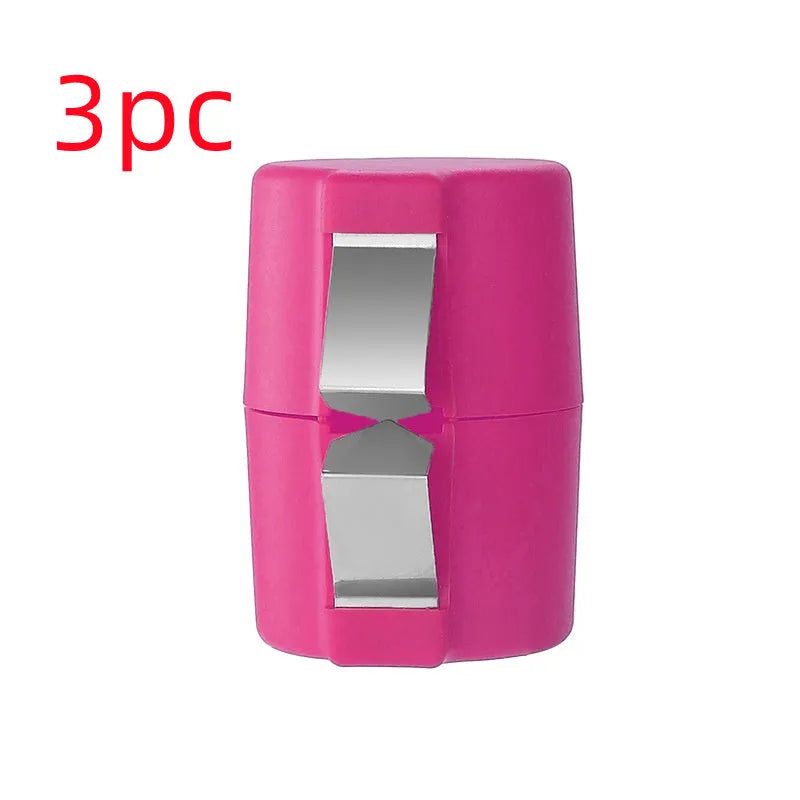 Kitchen egg shell opener and beater tool in orange red, pink or yellow colour weighing 35g